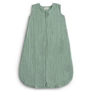 Mushie Muslin Sleep Bag - Roman Green